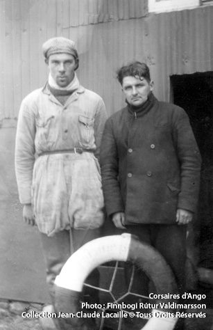 Kristján Þórólfsson et Eugène Gonidec  ©Svanur Steinasson - corsairesdango