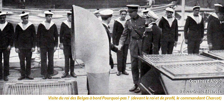 Le roi des belges à bord du Pourquoi-pas ?