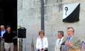 Inauguration de la plaque commémorative par M.Guy Pessiot 
